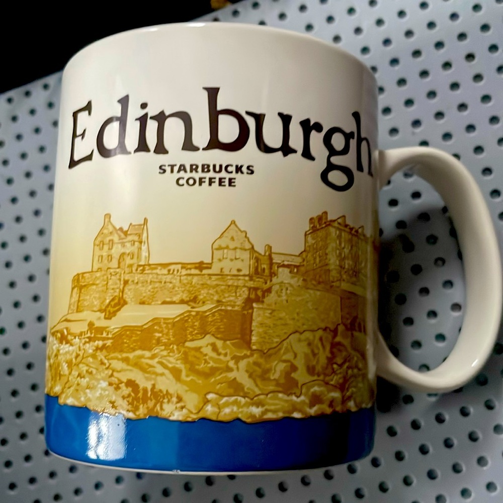 Starbucks Edinburgh Scotland Tea Coffee Mug Collector Series 16 Oz 2013